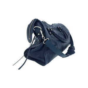 Balenciaga The Leather Shoulder Bag City